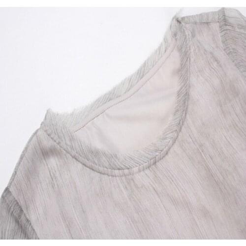 Vintage Summer Dress Women Clothes 100% Real Silk Print Mid Dress Elegant Ladies Floral Boho Vestidos 88010