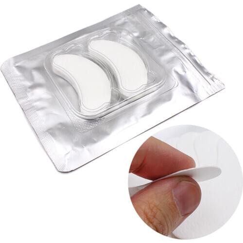 10pairs Eyelash Under Eye Pads Lift Free Eyelash Extension Paper Patches Sticker Wraps Make Up Tools