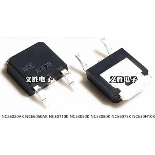 5PCS N-Channel MOS Tube NCE6020AK NCE6050AK NCE0110K NCE3050K NCE3080K NCE6075K NCE30H10K TO-252
