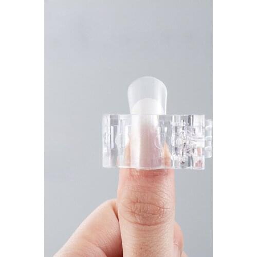 5 Pcs Nail Art Crystal Nail Mold Fixing Clip Crystal Glue Clip Crystal Delay Glue Setting Clip Nail Tools
