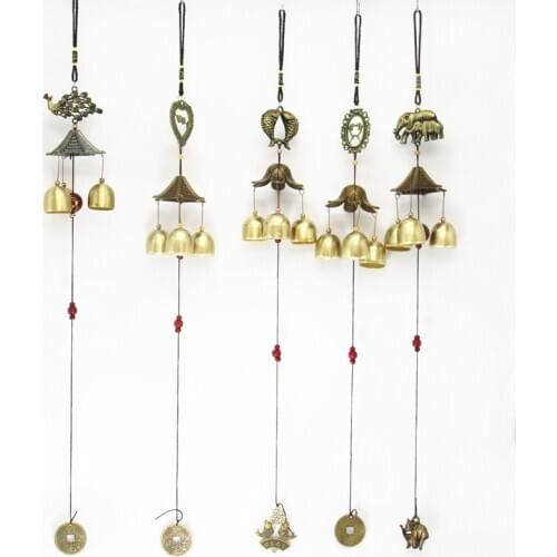 55cm Antique Wind Chimes Outdoor Living Yard Tubes Bells Home Garden Decorations Metal WindChimes