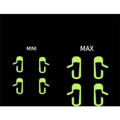 New 8Pcs/Set Car Door Open Exit Sticker Decal Fit For Tesla Model 3 Interior Decoration