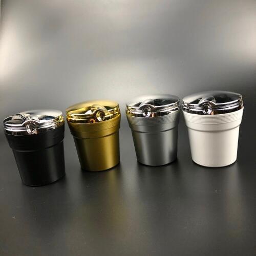 Car Ashtray with LED Blue Light For Nissan Geniss Juke Almera Primera Pathfinder Sentra Versa Altima PATROL LEAF IDS Vmotion 2