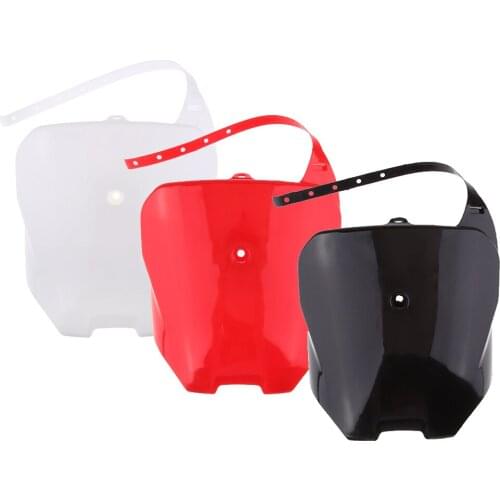 Black Motorcycle Front Number Plate for Honda CRF 70 CRF100 CRF80 CRF 70 80 100