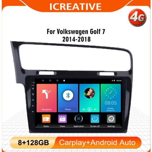 10.1 Inch Android 2 Din Car Radio WIFI GPS Navigation Stereo Multimedia Player For Volkswagen Golf 7 2014 2015 2016 2017 2018