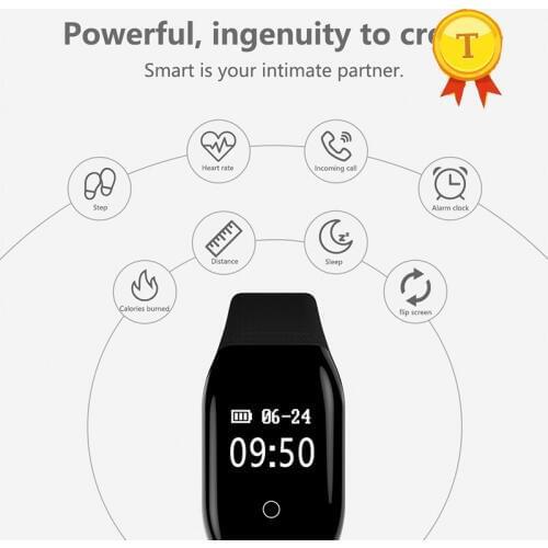 2018 Fitness Bracelet Calorie Wrist band WristBand Heart Rate Pedometer IP67 Smart Bracelet hour saat Smart Band PK Mi Band 2