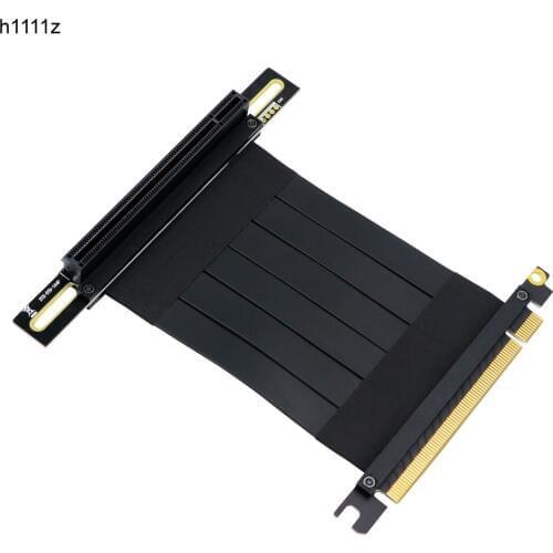 H1111Z Extender PCIE Riser PCI E 16X Riser Graphics Cable x16 1ft 3ft For Tt itx Case GTX1080TI firepro w7100 radeon pro wx5100