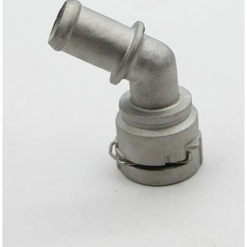 Adecuado para Bora Golf 4 MK4 aire caliente tuberia de tuberias de agua dos enlaces de aluminio material