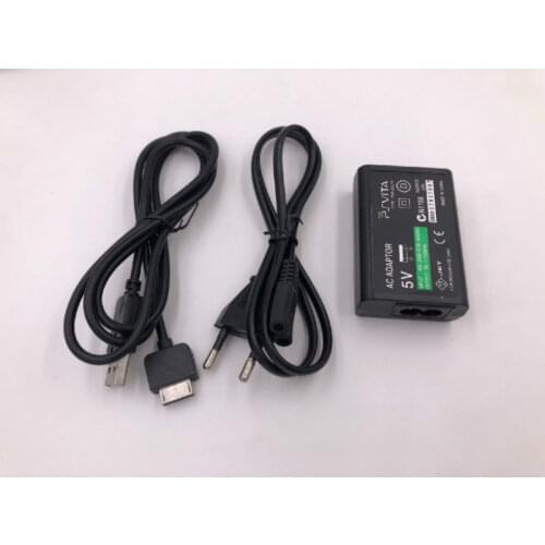 Hot USB Data Charging Cable Home Wall Charger Power Supply AC Adapter For Sony PlayStation PSvita PS Vita PSV 1000 US EU Plug