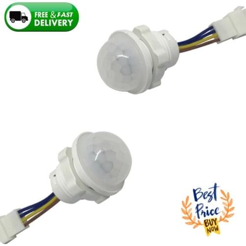 Mini Closet PIR Sensor Detector Smart Switch 110-265V LED PIR Infrared Motion Sensor Detection Automatic Sensor Light Switch