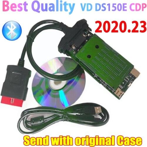 NEW Arrival Obd2 Scanner Vd Ds150e Cdp Bluetooth 2016.R0/2017.R3 Keygen on Cd New Vci Car Truck Sanner Tool for Delphis 2017.r1