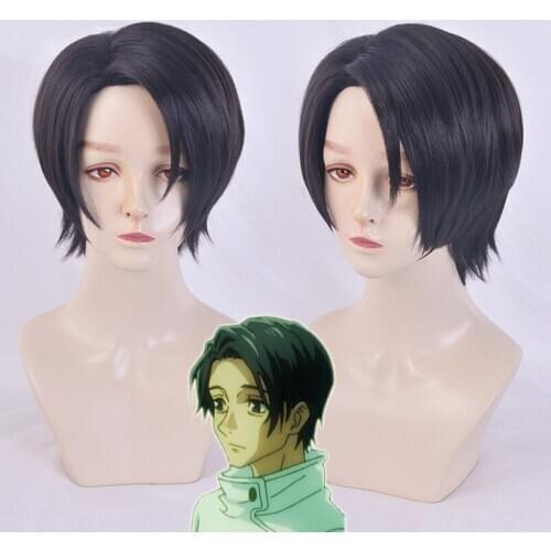 Anime Jujutsu Kaisen Yuta Okkotsu Cosplay Wig Three Seven Black Wigs Halloween Carnival Party Props