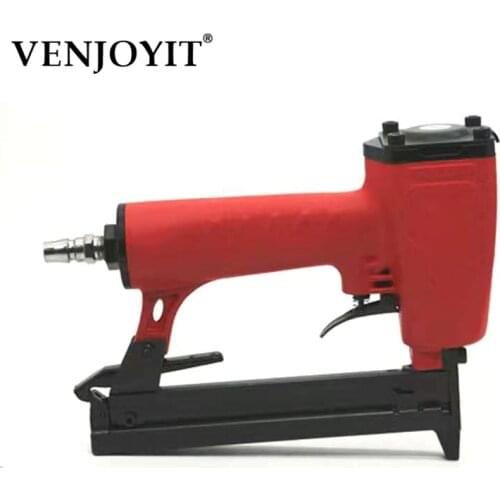 425K Air Nailer Stapler Gun Pneumatic U Type Gun For Rattan Alumium Metal Pole Furniture 410K 413K 416K 418K Staples