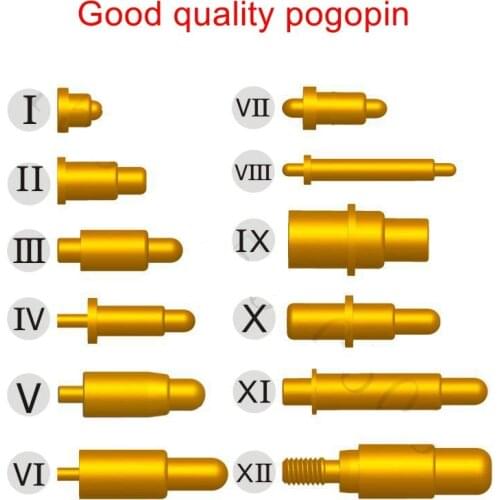 Pogopin ultra-short patch connector high current pogo pin PCB thread probe test pin thimble pin pogo pin
