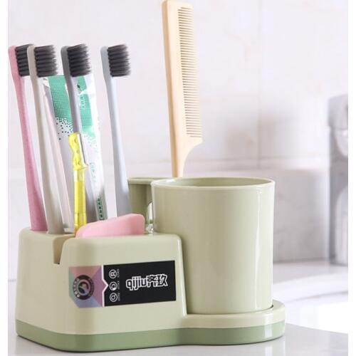 Bathroom Toothbrush Shelf Toilet Wash Cup Set Placed Mouths Of Home Toothbrush Holder Mouthwash Washing Storage Tumbler