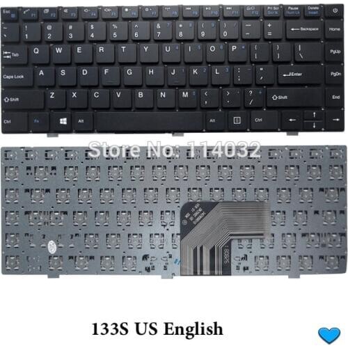 Black RU Russian laptop keyboard for Prestigio Smartbook 133s psb133s PSB133S01 342900010 DK290C US parts