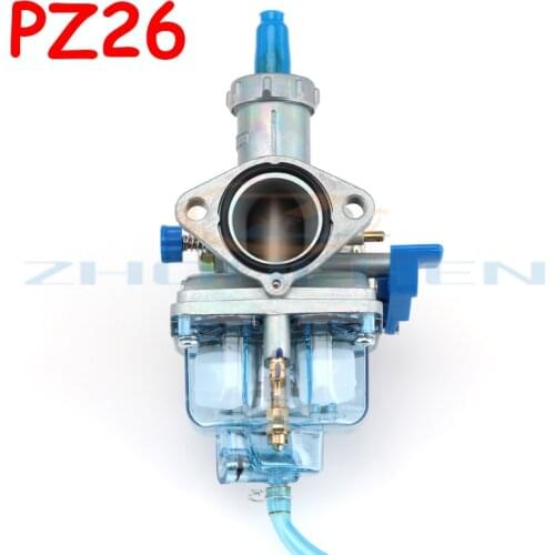 PZ26 carburetor carbohydrates for Honda CB125 XL125S TRX250 TRX 250EX XR100 XR200 CG CB 125 150 cc ATV Quad Dirt Bike motorcycle