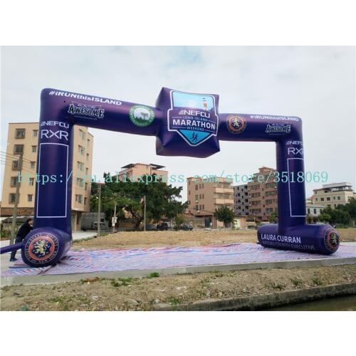 The sale of square 12-meter span Oxford cloth inflatable arches, outdoor advertising campaign props