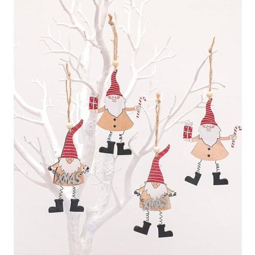 Christmas Decoration Faceless Doll Pendant Christmas Tree Decoration Rudolph The Forest Old Man Accessories Small Pendant QUYING