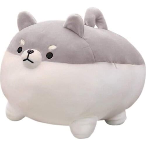 Corgi Plushie Cute Plush Doll Stuffed Animal Toy Cuddling Pillow Christmas Birthday Gift for Kids Pillow