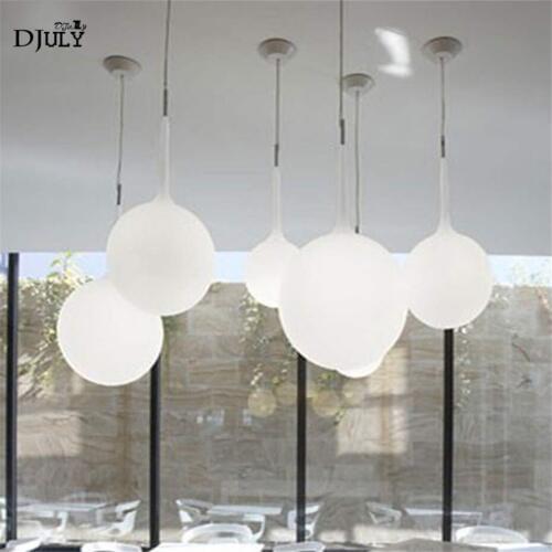Nordic Italy design golf glass ball pendant lights for dining room living room art deco kitchen fixtures indoor led luminaire
