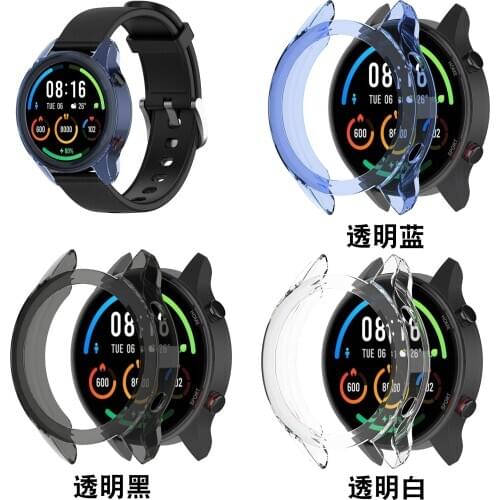 Ultra-Slim Soft TPU Watch Classic Case Skin Protective Cover For Xiaomi Mi Smart Watch Color Sports Version Smart Accessories