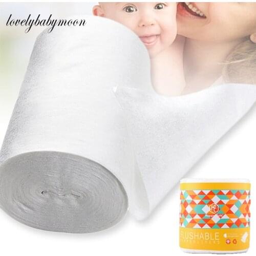 100 sheets/roll 100% biodegradable and washable baby diaper lining cloth diaper lining 1 roll free shipping