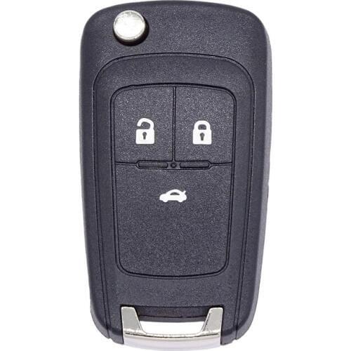 3 Buttons Car Flip key Case Fob Replacement Auto Folding key shell Cover For Chevrolet cruze Aveo Epica Lova Camaro Impala