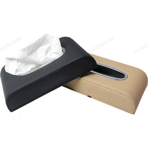 For Audi A4L A3 A6L A8 Q3 Q5 Q7 Stylish Elegant Durable 5 Colors Leather Home Office Paper Towel Holder Car Tissue Box