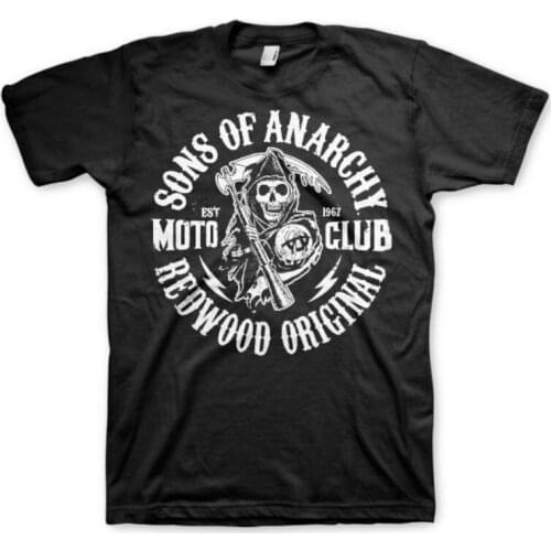 Sons of Anarchy Motorcycle Club Mens T-Shirt Summer Cotton Short Sleeve O-Neck Unisex T Shirt New S-3XL