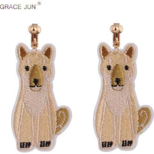 Women's Gold Earrings Grace Jun China