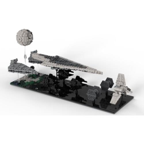 Technology small particle building block MOC imperial flying fleet DIY assembled toy gift model childrens education