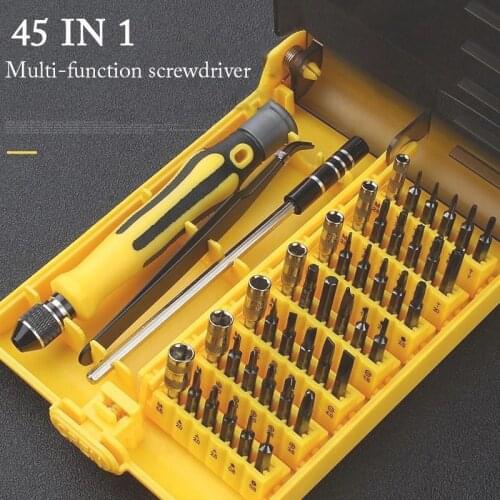 Multi Screwdriver Set With 35 Precision Bit 45 in 1 Hand Tool Screwdrivers For Computer PC Mobile Phone Repair Tools Torx Hex