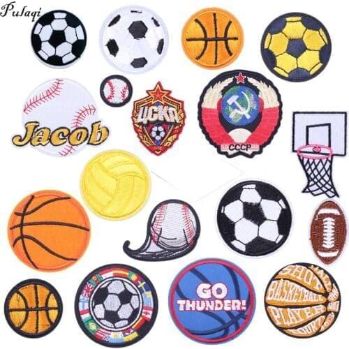 Pulaqi Football Patch Badge Embroidered Patches For Clothing DIY PFC CSKA Moscow Football Club Badges Garment Accessories H