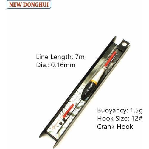 Newdonghui Fishing Float Set Winder Float Ready-Made Rig 5pcs/pack or 10pcs/pack Pike Float 1.5G 98654
