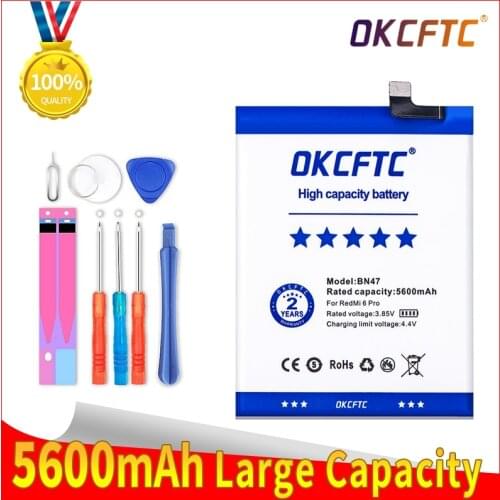 OKCFTC Batteries For Phones Xiaomi Mi Mi A2 Lite China