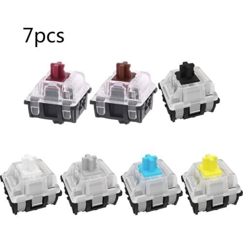 Gateron Optical Switch Interchange For Mechanical Keyboard GK61 SK61 SK64 Blue, Red, Brown, Black