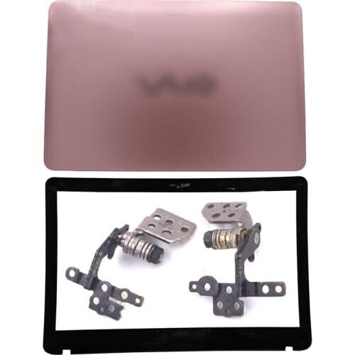 Pink NEW Laptop Case LCD Back Cover/Hinges/Palmrest For Sony Vaio SVF15 SVF152 SVF153 SVF152A23T SVF15 FIT15 SVF1541