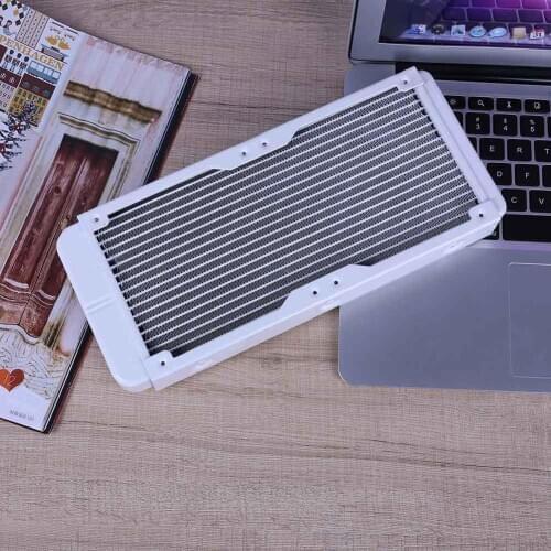240mm 18 Tube Straight Thread Heat Radiator Exchanger for PC Water Cooling Computer Water Cooling Accessories