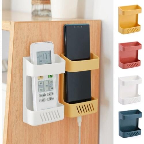 Convenient Remote Control Holder Organiser Storage Caddy Smart TV Holder Home Office Wall Mount for Phone Stand Case