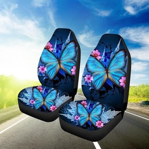 3D Printing butterfly Universal Car Seat Covers Car Styling Auto Seat Cover Car Full Seat Cover Protector Interior Accessories
