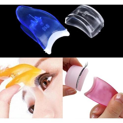 False Eyelash Eye Lash Applicator Clip False Eyelash Tweezers Fake Eye Lash Applicator Eyelash Extension Curler Makeup Tool