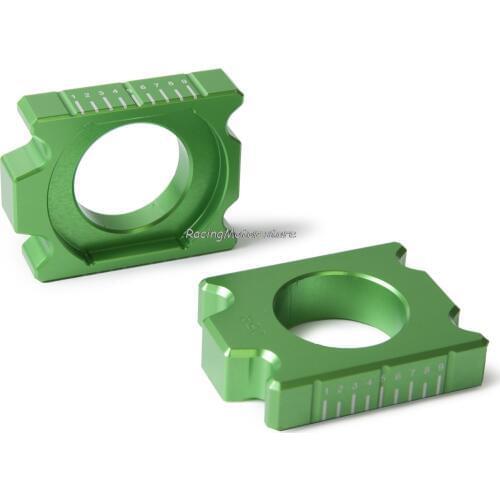 Rear Axle Blocks Chain For Kawasaki KX125 KX250 2003 2004 2005 2006 2007 KX250F KX450F KLX450R 2008-2011 2012 2013 2014 2015