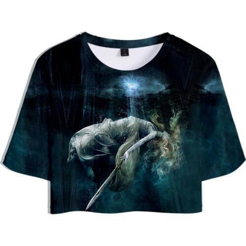 Shadowhunters 3D Printed Women Croo Tops Fashion Summer Short Sleeve T-shirts 2019 Hot Sale Girls Casual Streetwear Sexy T shirt