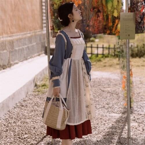 Renaissance Square Collar Palace Dress Princess Cosplay Women Victorian Vintage Medieval Costume Halloween Adult Vestidos Party