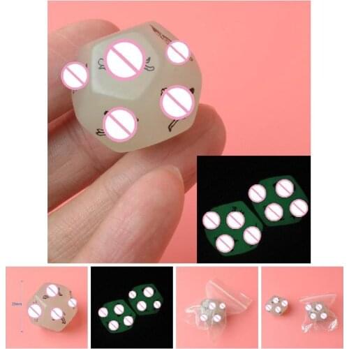 12 side Luminous sex Dice sex toys for couples Fun Erotic Dice Game Glow In The Dark Night Love Dice of Adult Sex Toys AC
