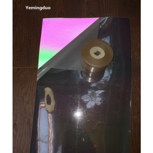 137CM*100CM Rainbow Night Iridescence Reflective Fashion Popular Personality Space Leather Fabric Shoe Bag Clothing Material