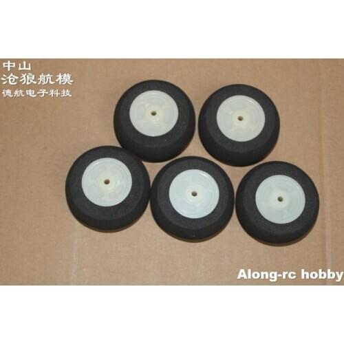 5pcs 45mm*17mm or 50mm*17mm foam rubber or plastic EVA wheel for RC Aieplane Plane Model Hobby part Landing Gear Part