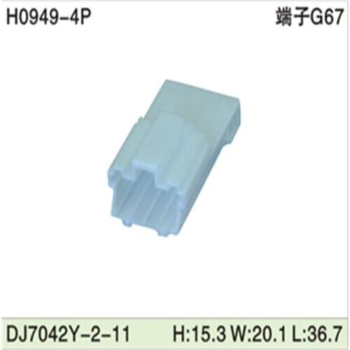 Free shipping 500pcs DJ7042Y-2-11 4Pin 2mm AMP Car Electrical Wire Connectors for VW,BMW,Audi,Toyota,NISSAN AND other