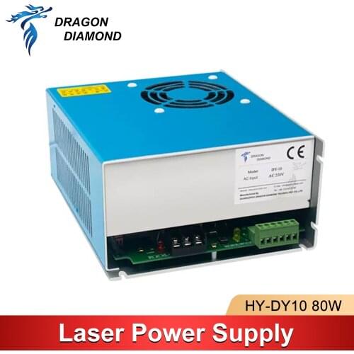 DRAGON DIAMOND DY-10 80W CO2 Laser Power Supply For RECI W2 CO2 Laser Tube For Laser Engraving Cutting Machine